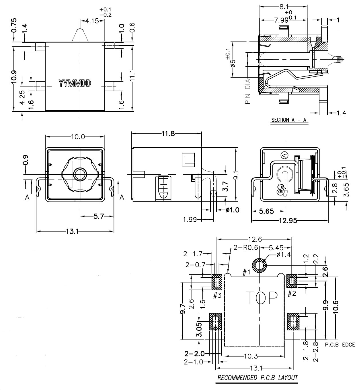       HP, Compaq , Acer, Packard Bell  G028 1.65mm